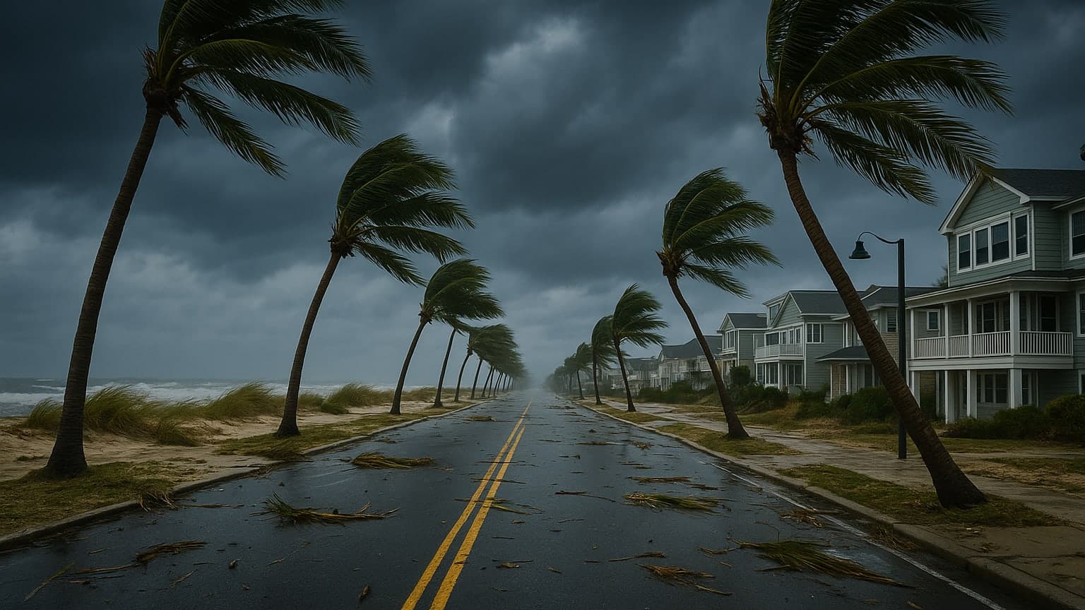 Super Typhoon Bavi Batters Guam with Catastrophic Winds