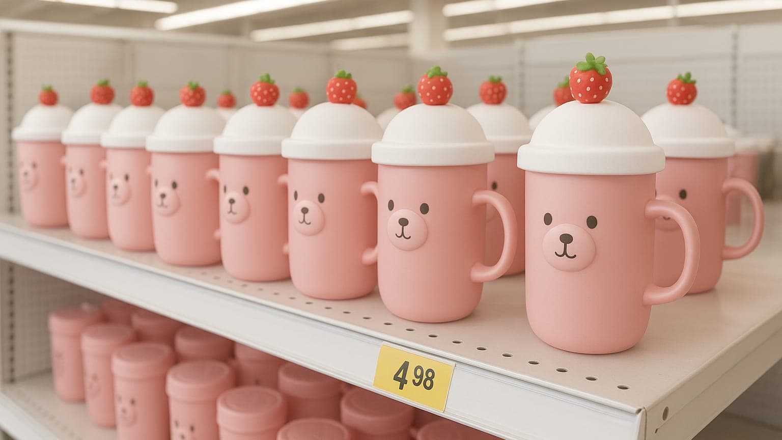 Walmart Offers Affordable Alternative to Sold-Out Starbucks Pink Bear Cup
