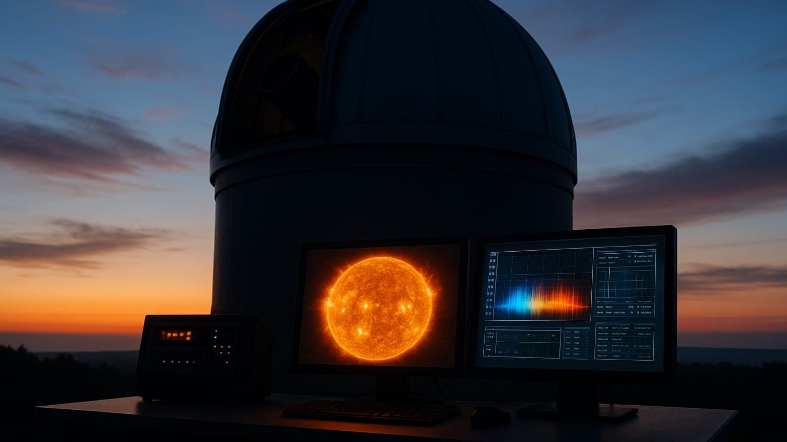 Solar Telescope Captures Breaking Waves on Sun's Surface