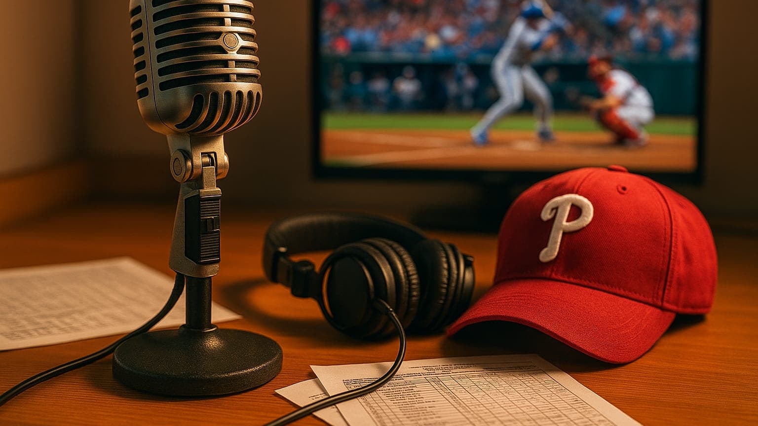 Substitute Teacher Fulfills Dream Broadcasting Phillies Game