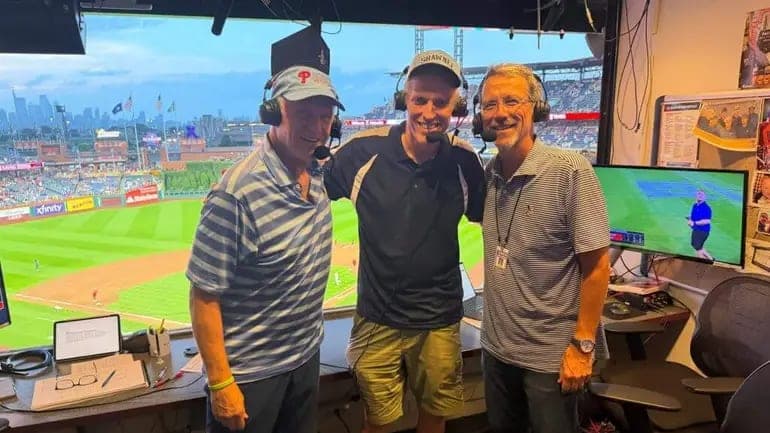 Former South Jersey Radio Personality Lives Dream, Earns National Praise After Calling Phillies Game