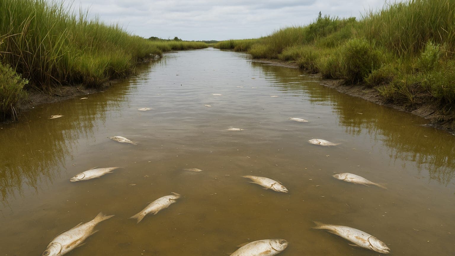 Dead Fish Fill Little Egg Harbor Lagoon Again