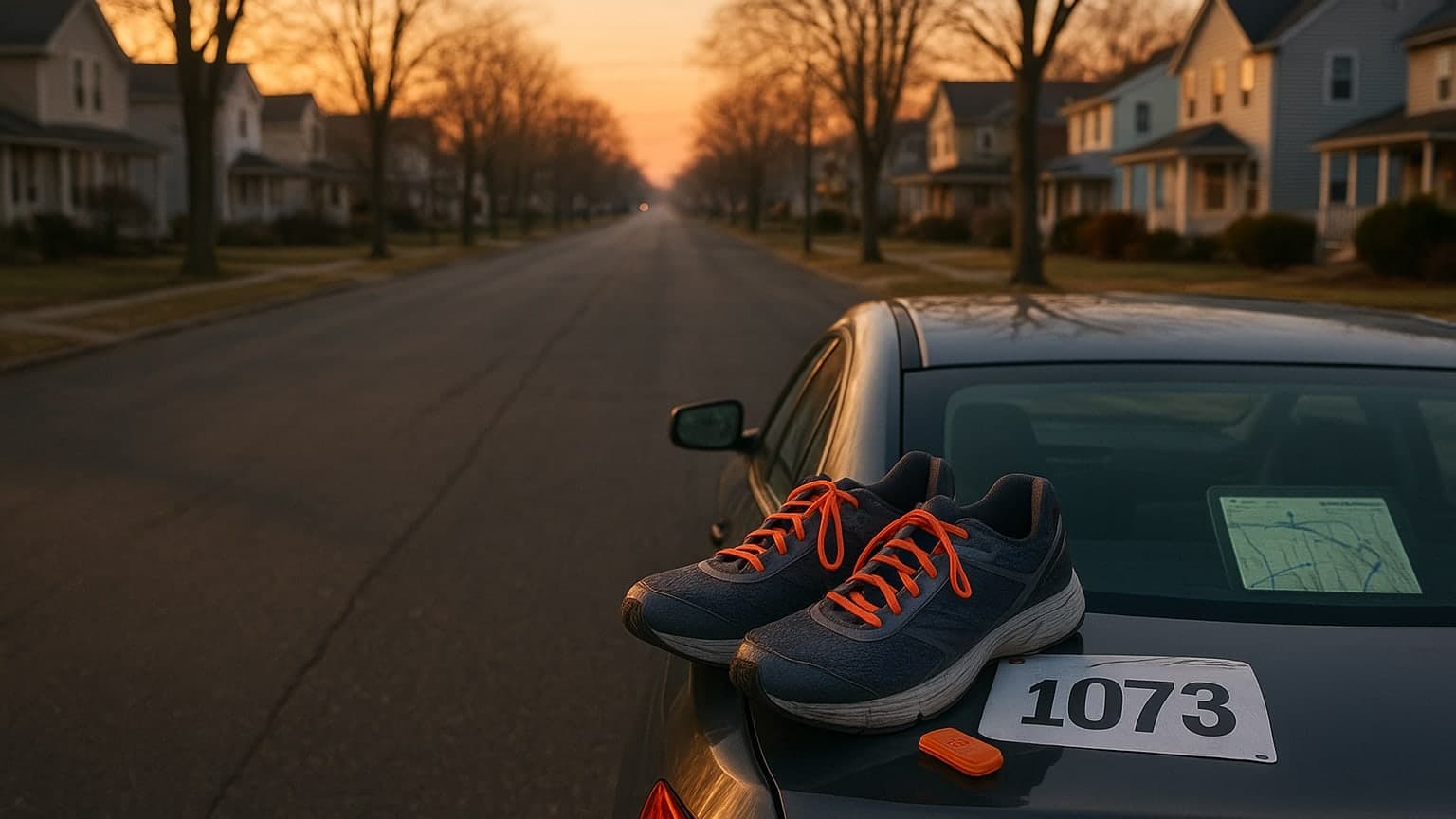 Man Secretly Trains Two Months to Support Girlfriend's First Half Marathon