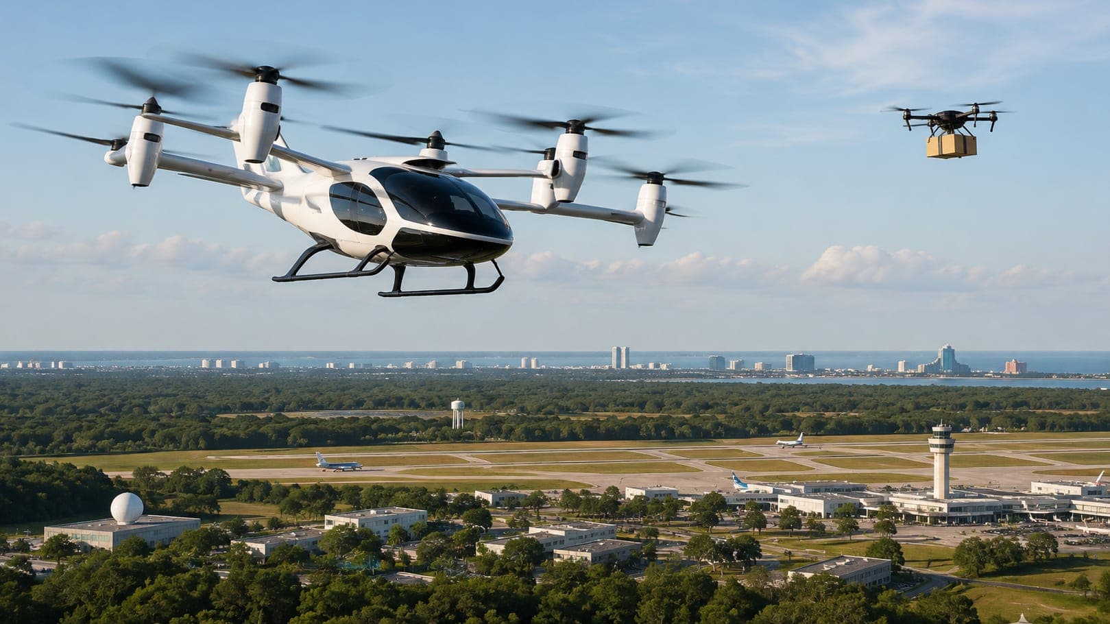 Flying Taxis, Drone Deliveries and Digital Towers: Aviation’s Future Is Taking Shape in South Jersey