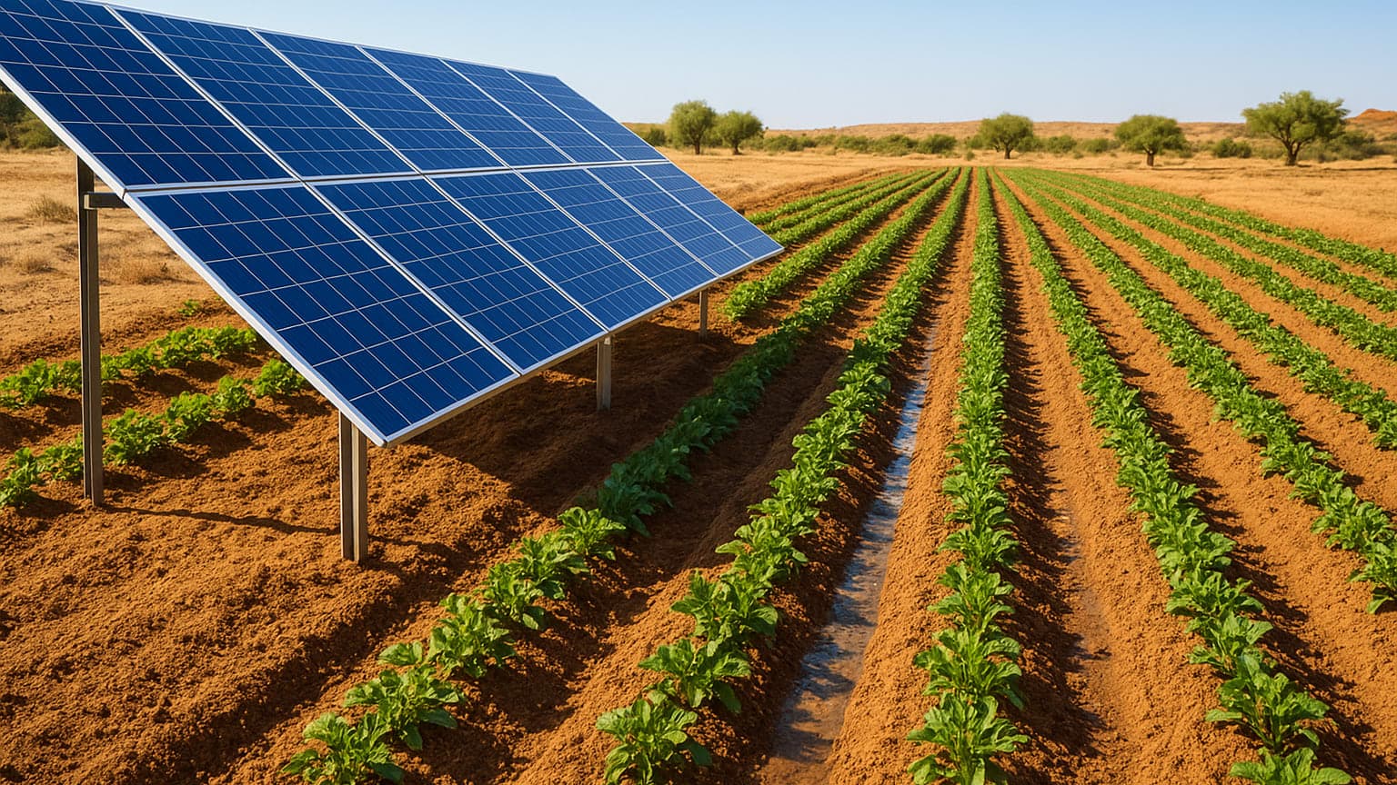 Ethiopian Farmers Cut Costs with Solar Irrigation Systems