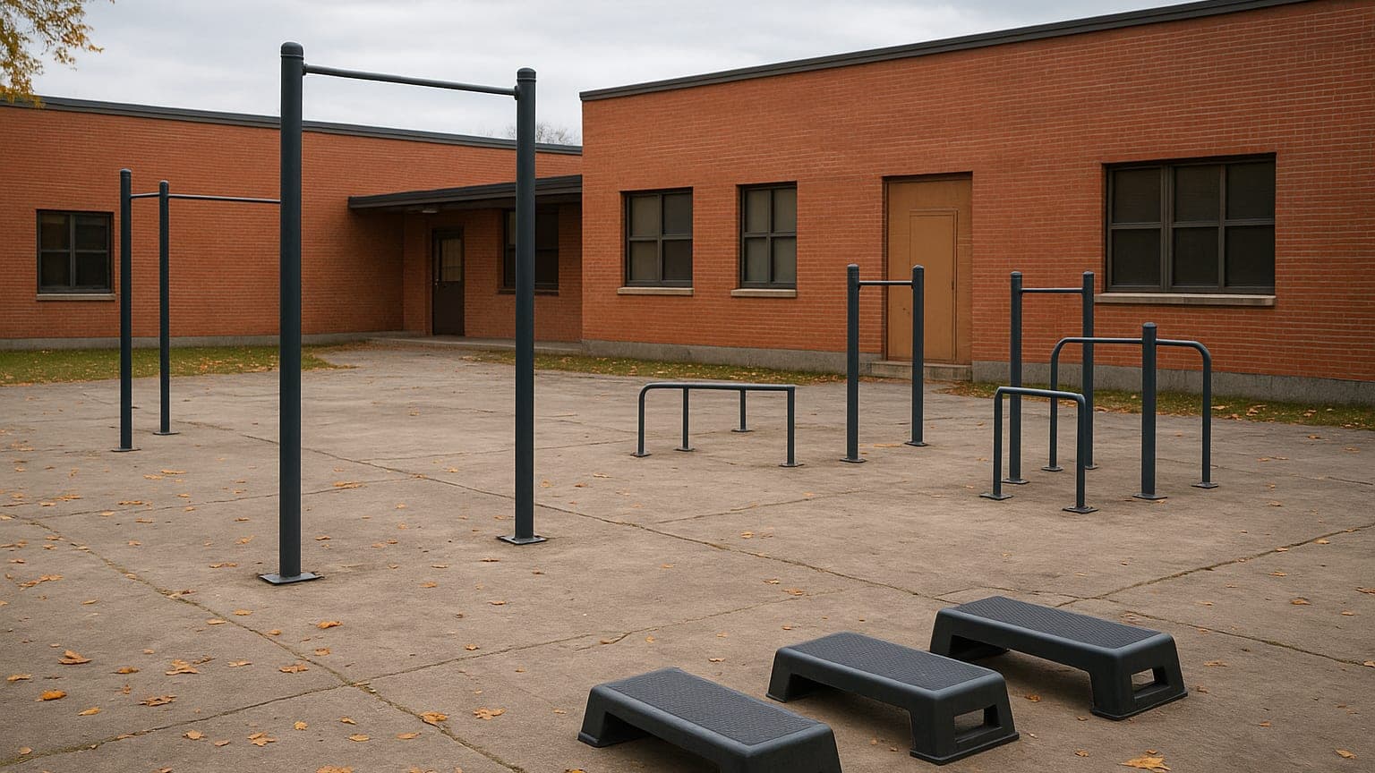Finnish Company Brings Fitness Equipment to Paris Homeless Shelter