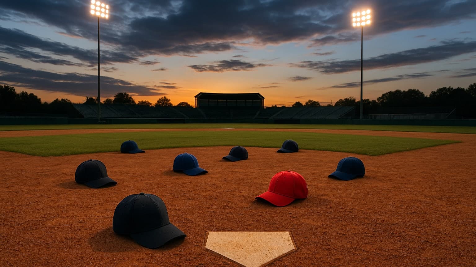 Cardinals and Rockies Players Stage Cap-Tilting Protest