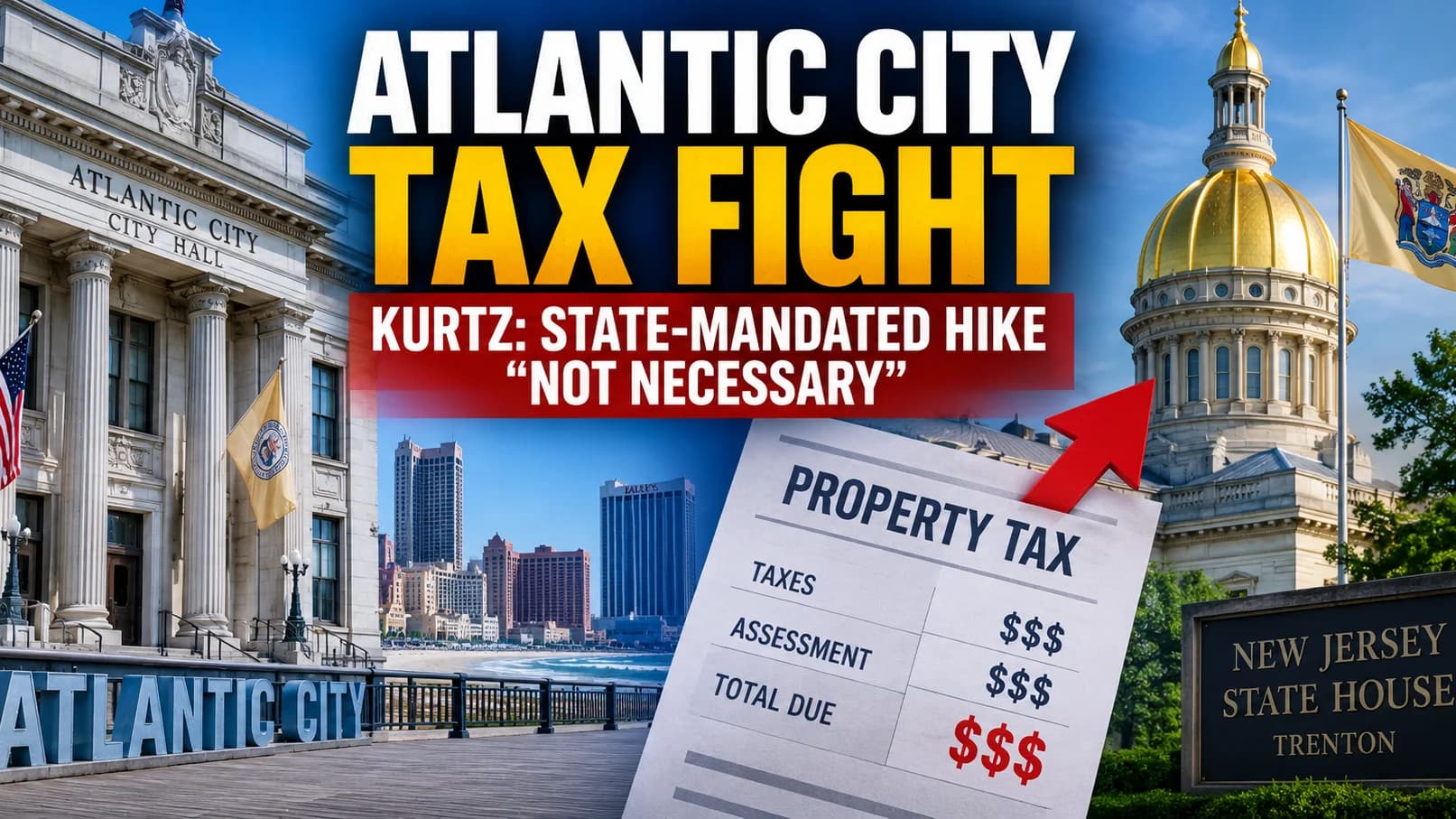 Kurtz Pushes Back on State-Mandated Atlantic City Tax Increase: ‘It’s Not Necessary’