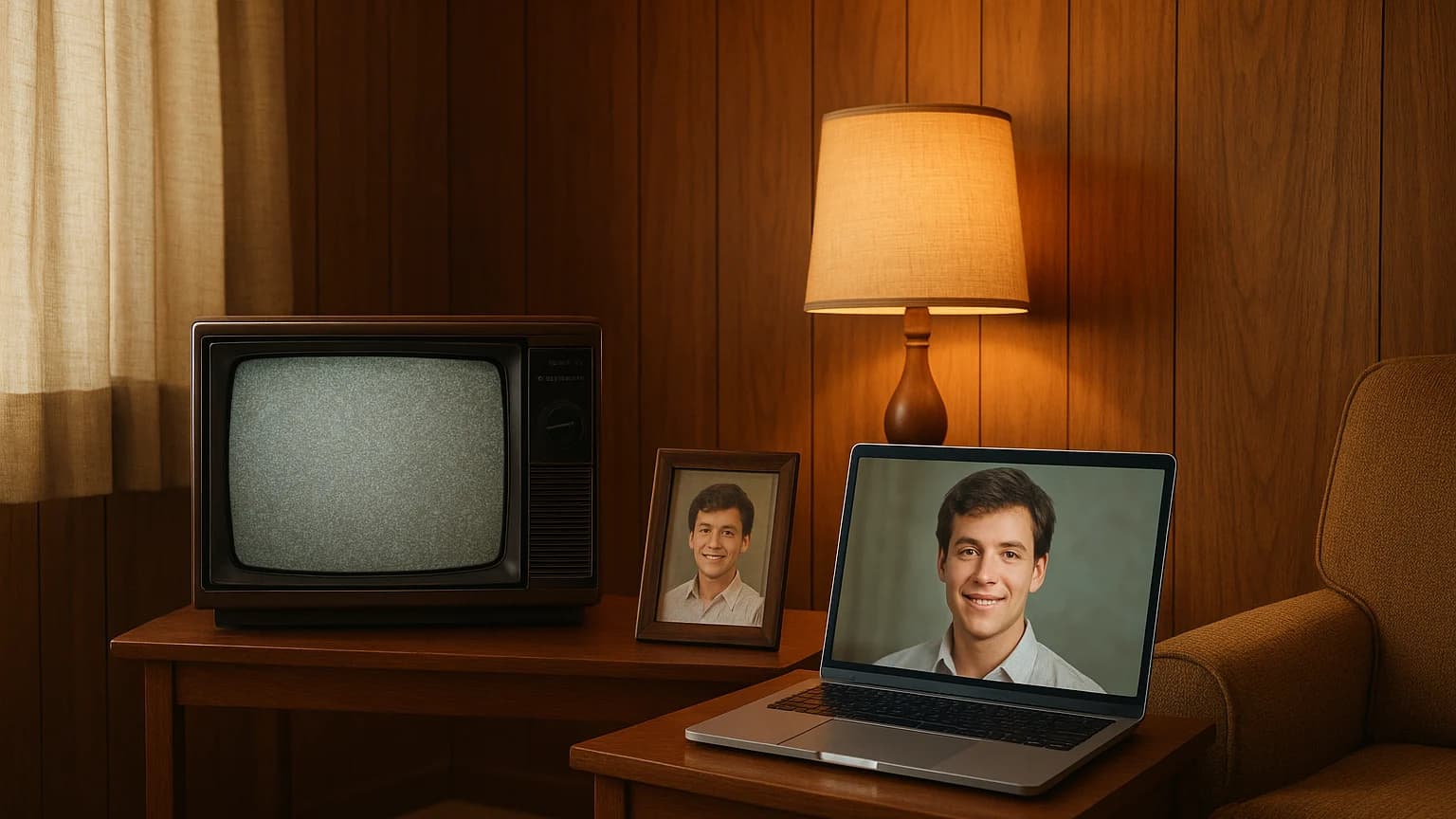 Widow Uses AI to Imagine 1980s Life with Late Husband