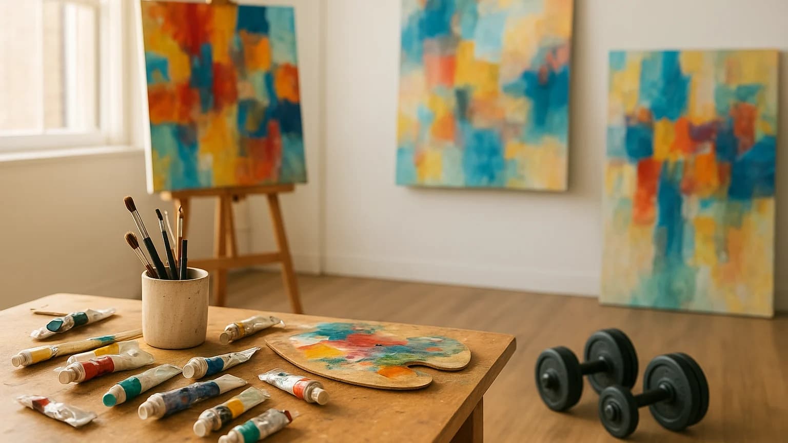 96-Year-Old Artist Defies Age Through Resistance Training and Art