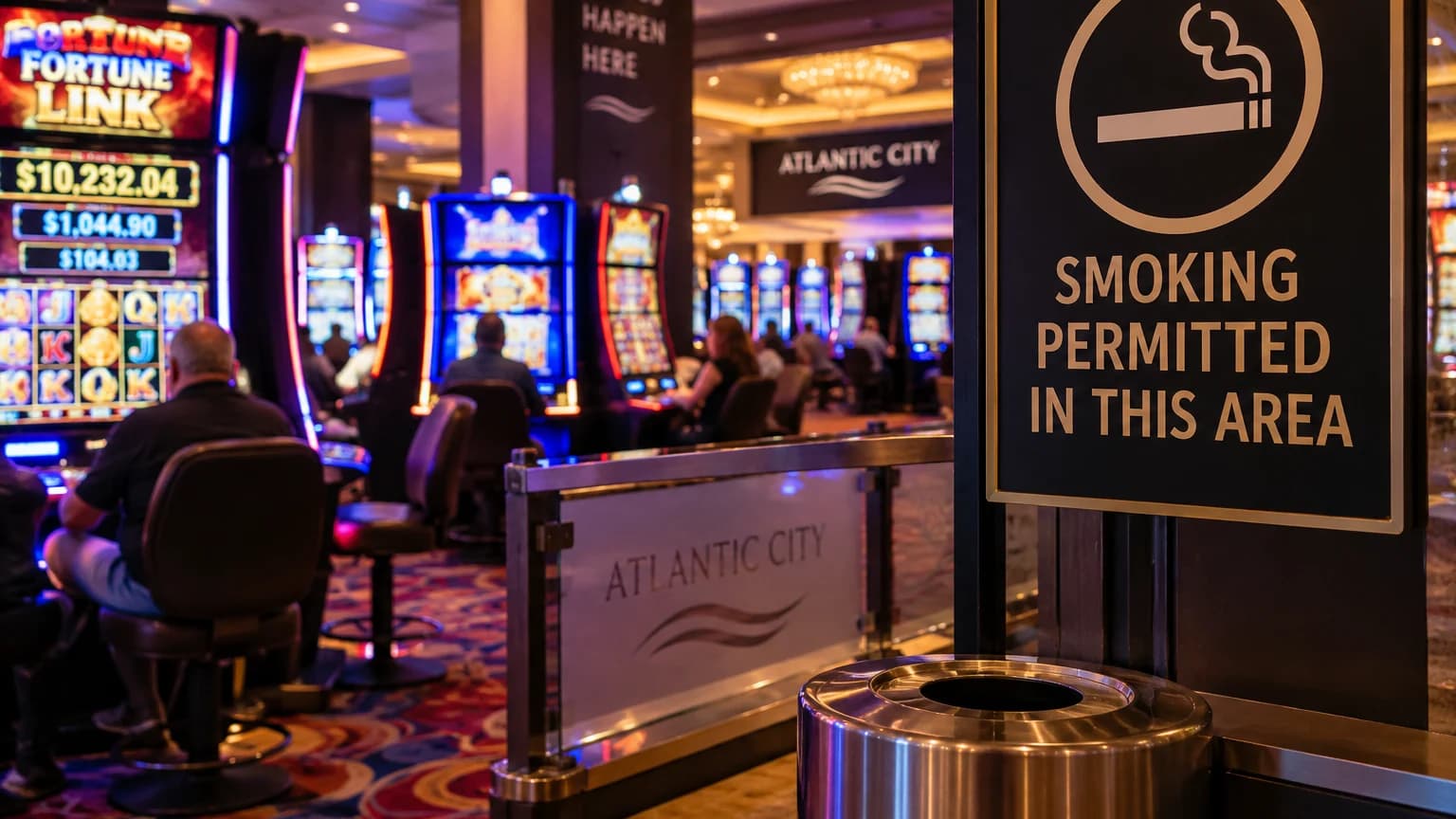 Rowan Backs Atlantic City Casino Smoking Compromise as Full-Ban Debate Stalls
