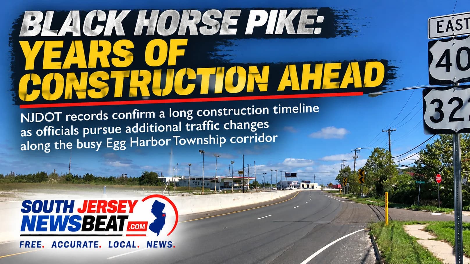 Black Horse Pike Construction Could Stretch Into 2030 — Here's What Drivers Need to Know
