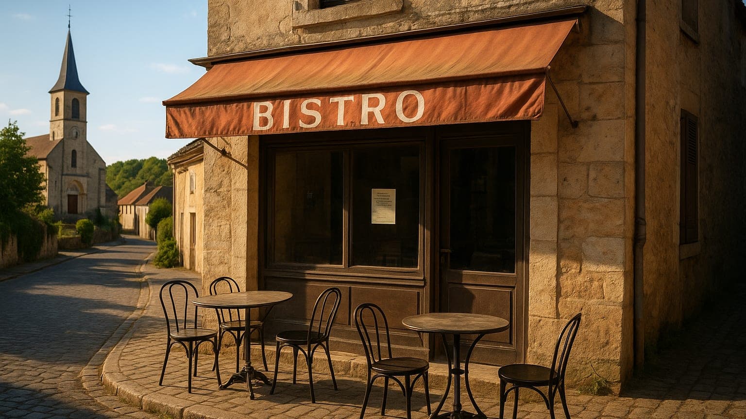 French Village Rallies to Save Beloved Cafe-Bistro