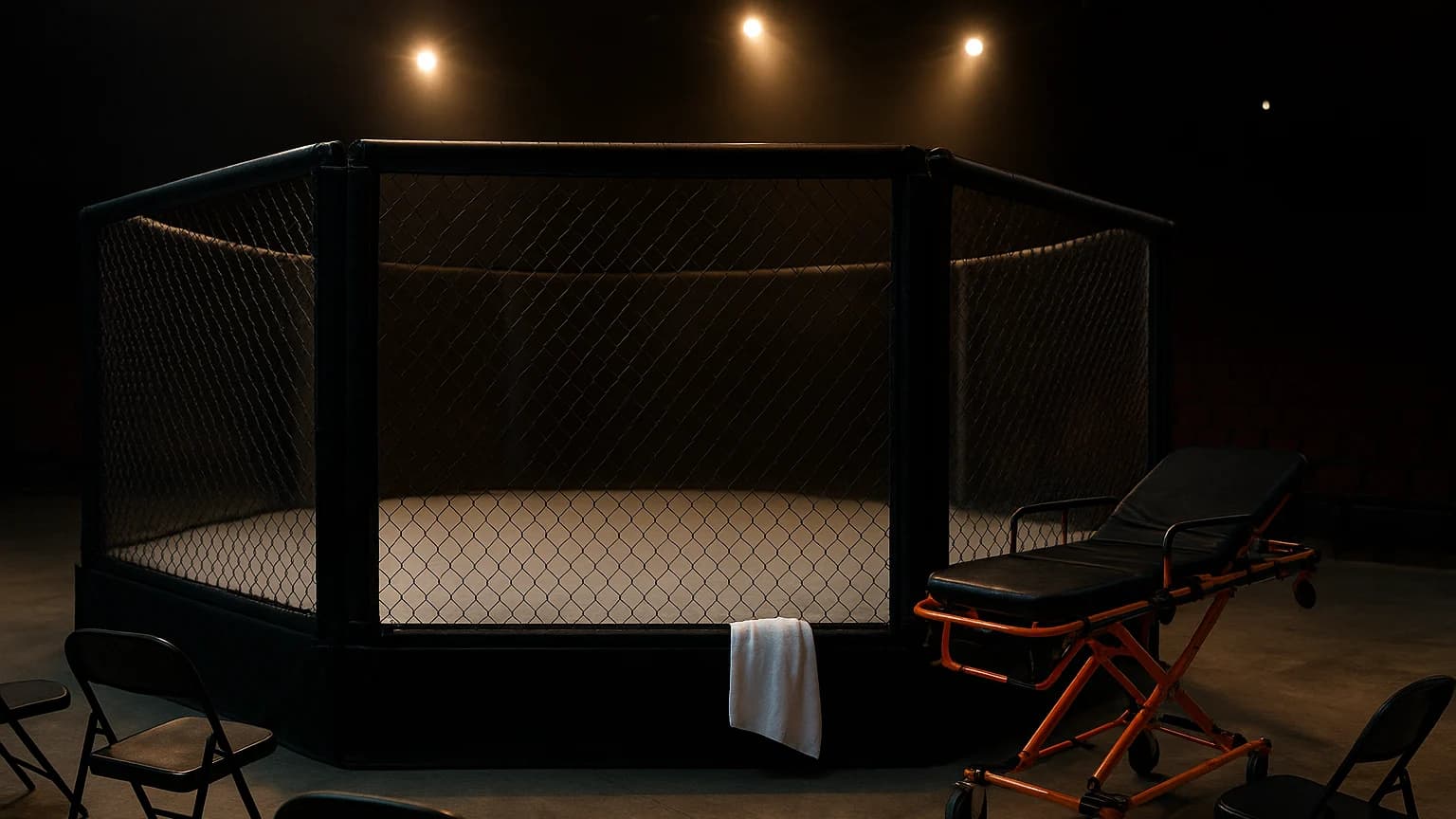 UFC Main Event Ends in Hospitalization