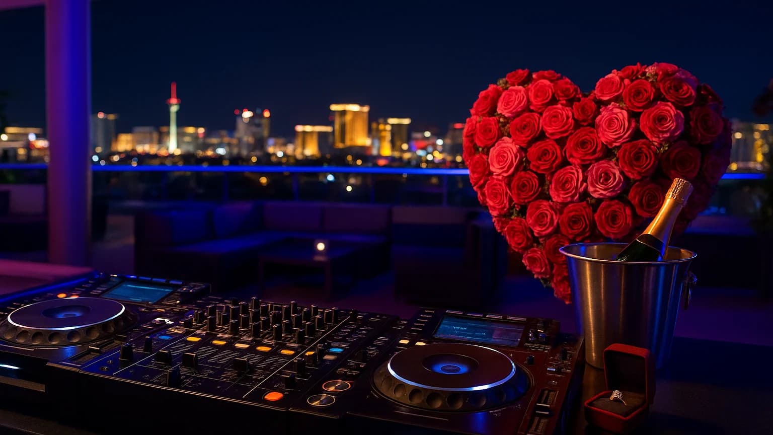 DJ Pauly D Engaged to Nikki Hall at Omnia Dayclub