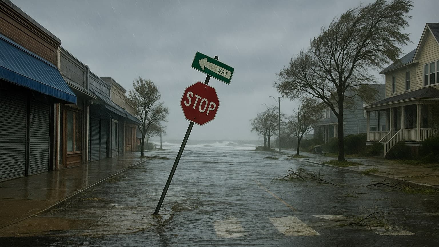 Early Nor'easter Lashes Northeast Coast