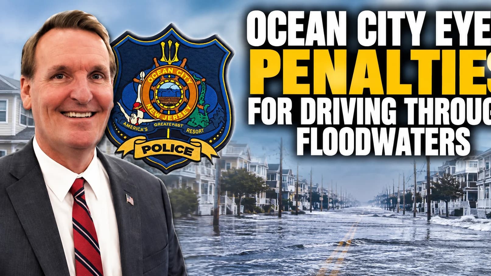 Ocean City Eyes Penalties for Driving Through Floodwaters After Vehicles Lost in Nor’easter