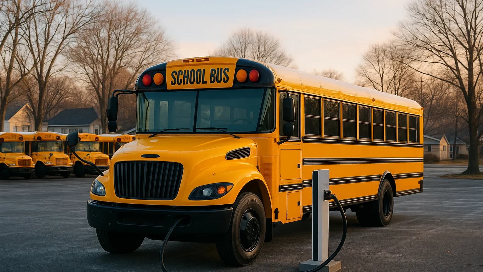 Diesel Price Surge Pushes School Districts Toward Electric Buses