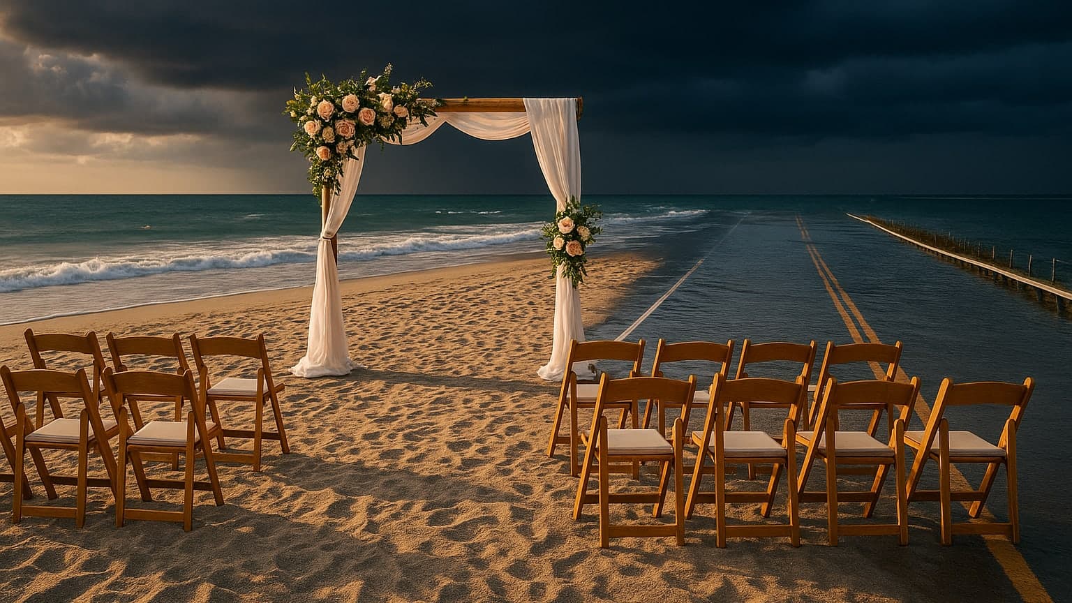 Storm-Blocked Wedding Draws 400 Strangers