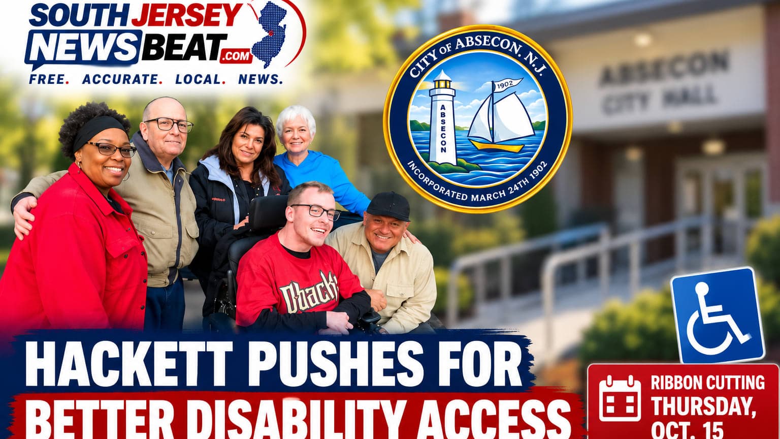 ‘Speak Up’: Jacob Hackett Pushes for Better Disability Access as Absecon Completes City Hall Improvements