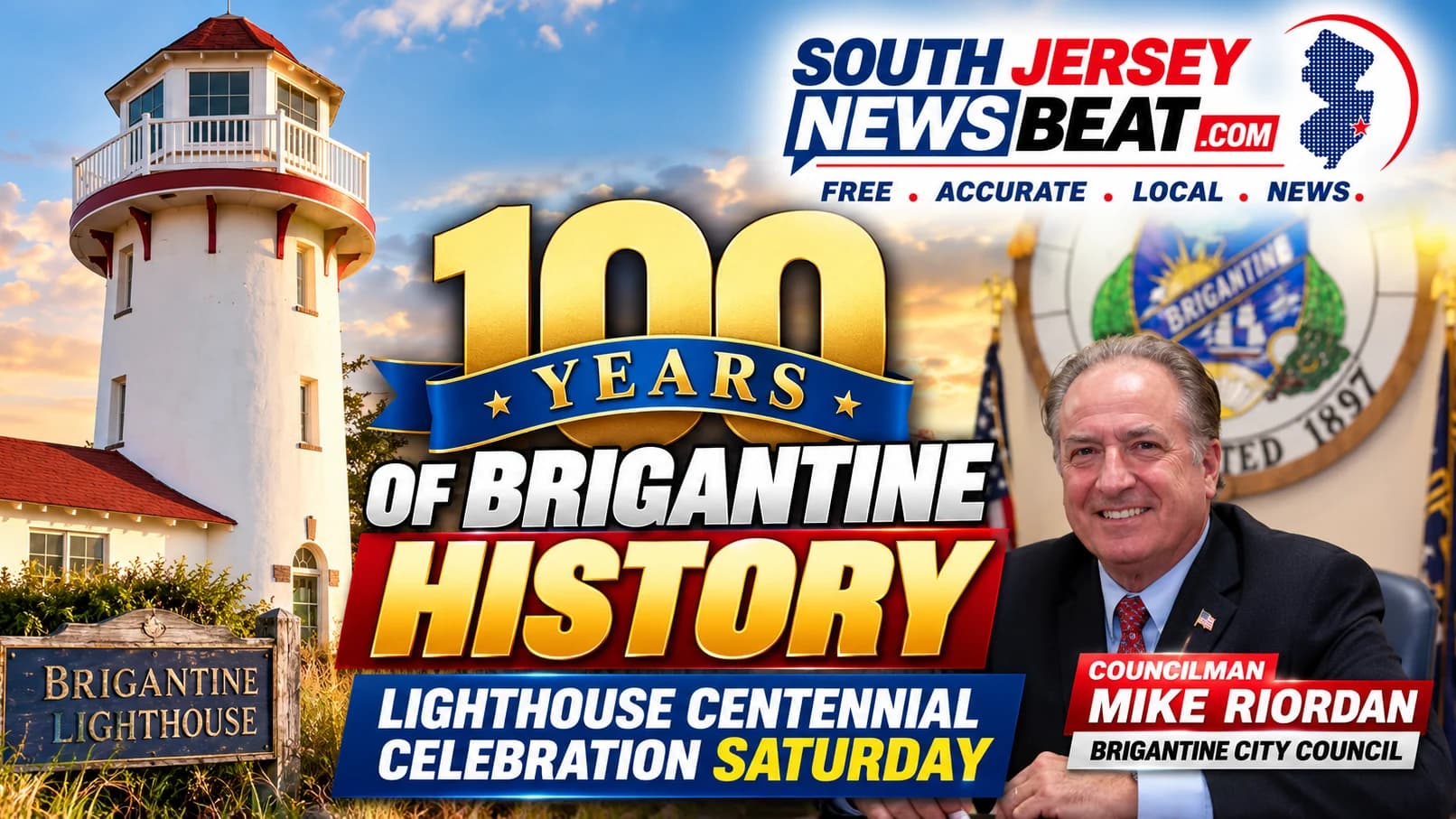 Brigantine Lighthouse Turns 100: Island Plans Centennial Celebration Saturday