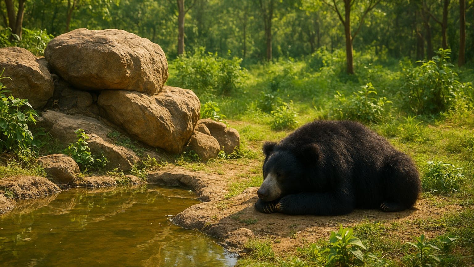 Julia Roberts-Named Sloth Bear Thrives 17 Years After Rescue