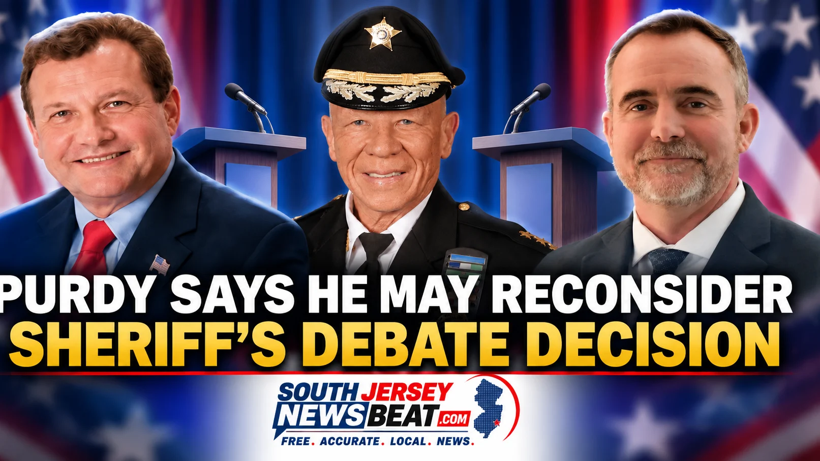 Atlantic County GOP Chairman Purdy Says He May Reconsider Decision Blocking Sheriff's Debate