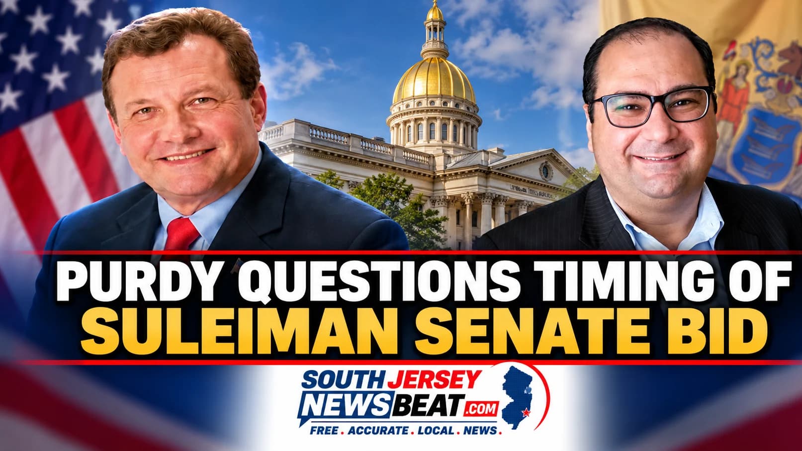 Purdy Questions Timing of Suleiman Senate Bid, Says Early Announcement Could Hurt Democrats