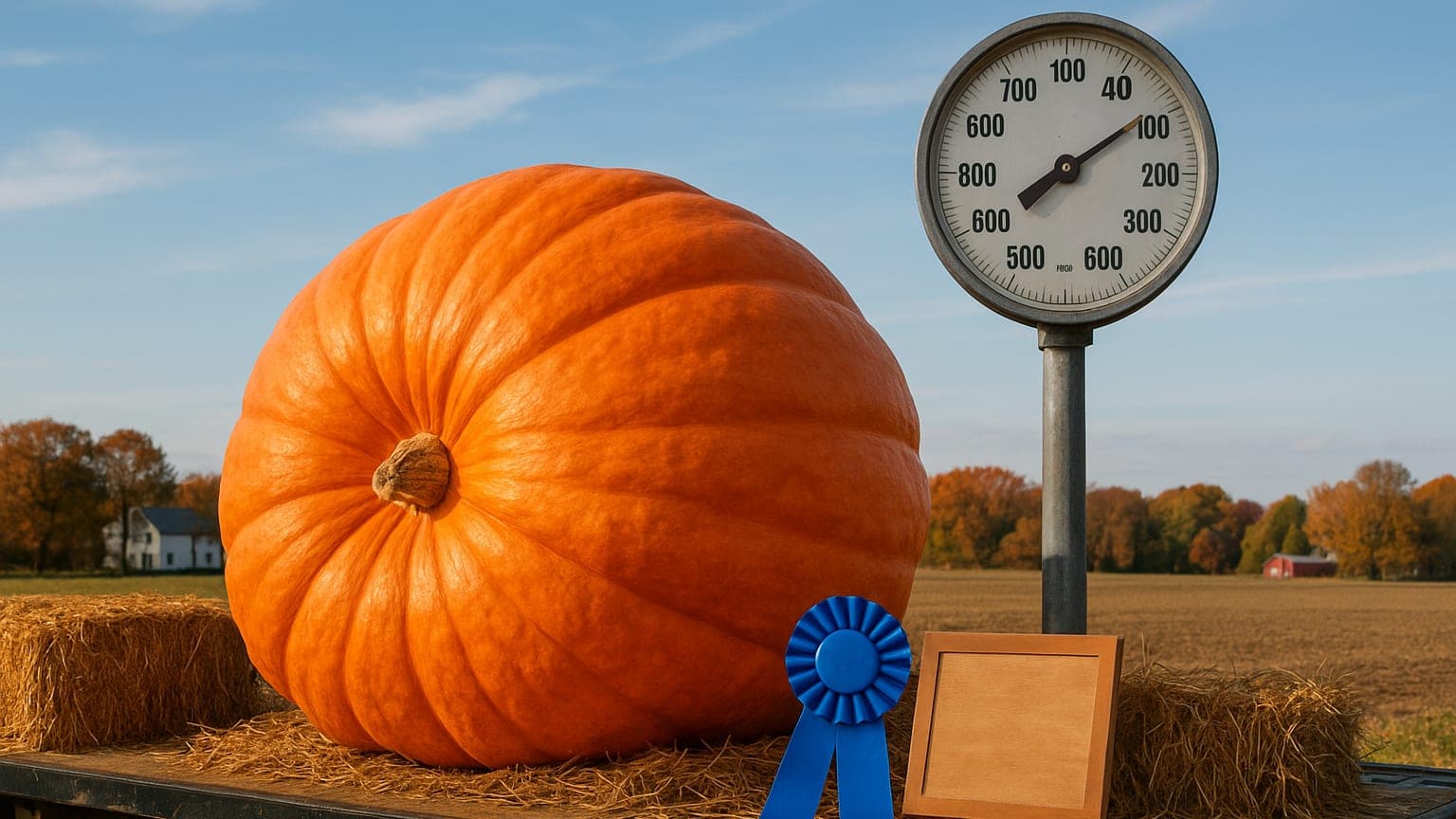 Hampshire Grower's 2,856-Pound Pumpkin Shatters Record