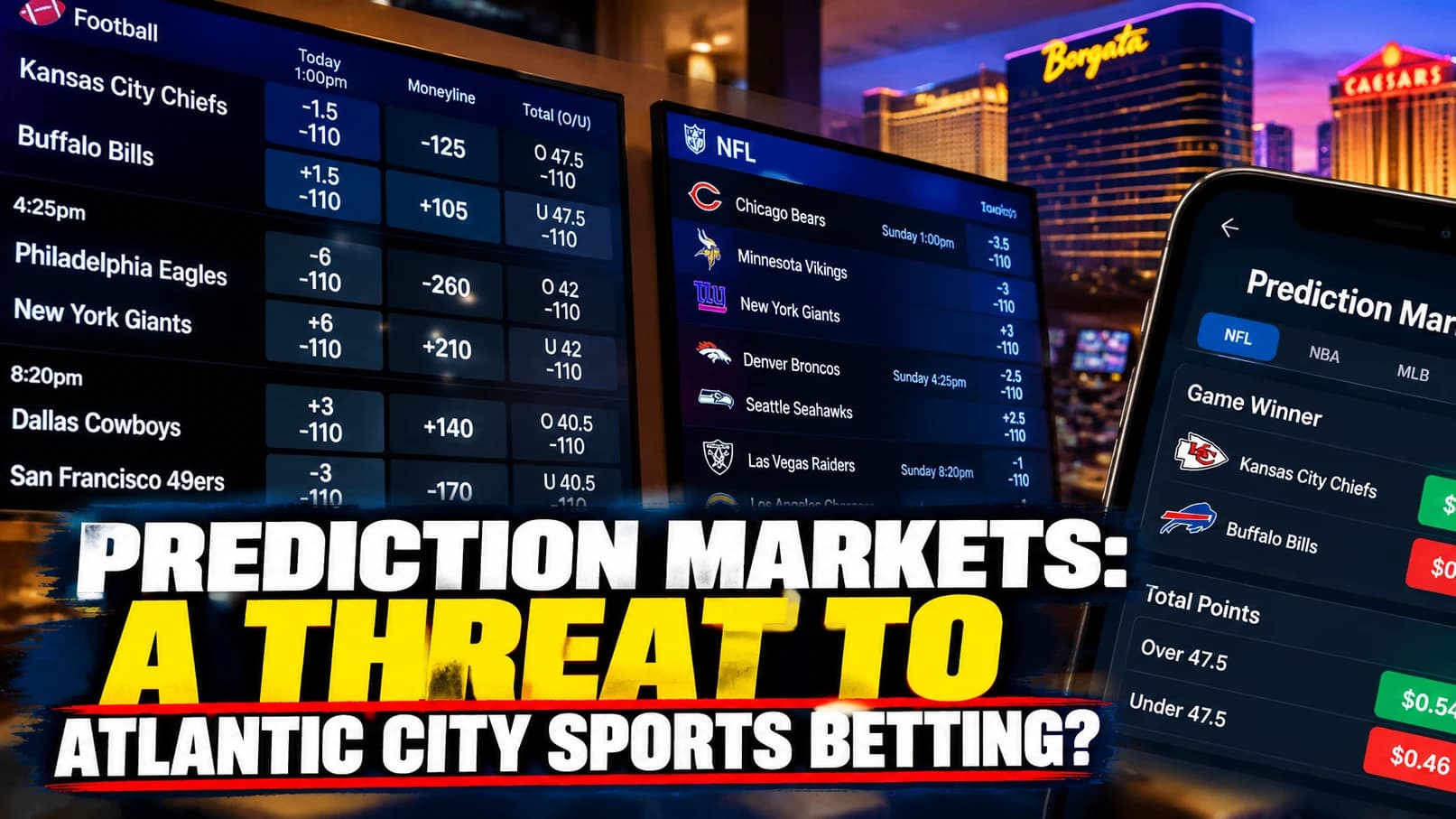 Are Prediction Markets Threatening Atlantic City's Sports Betting Industry? Casino Analyst Sounds Alarm