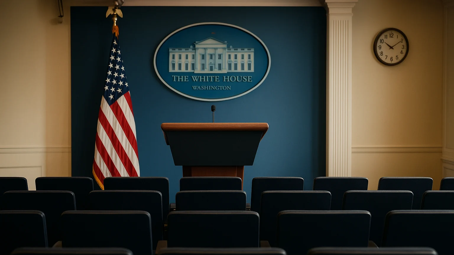 Katie Zacharia's Rocky Debut at White House Podium