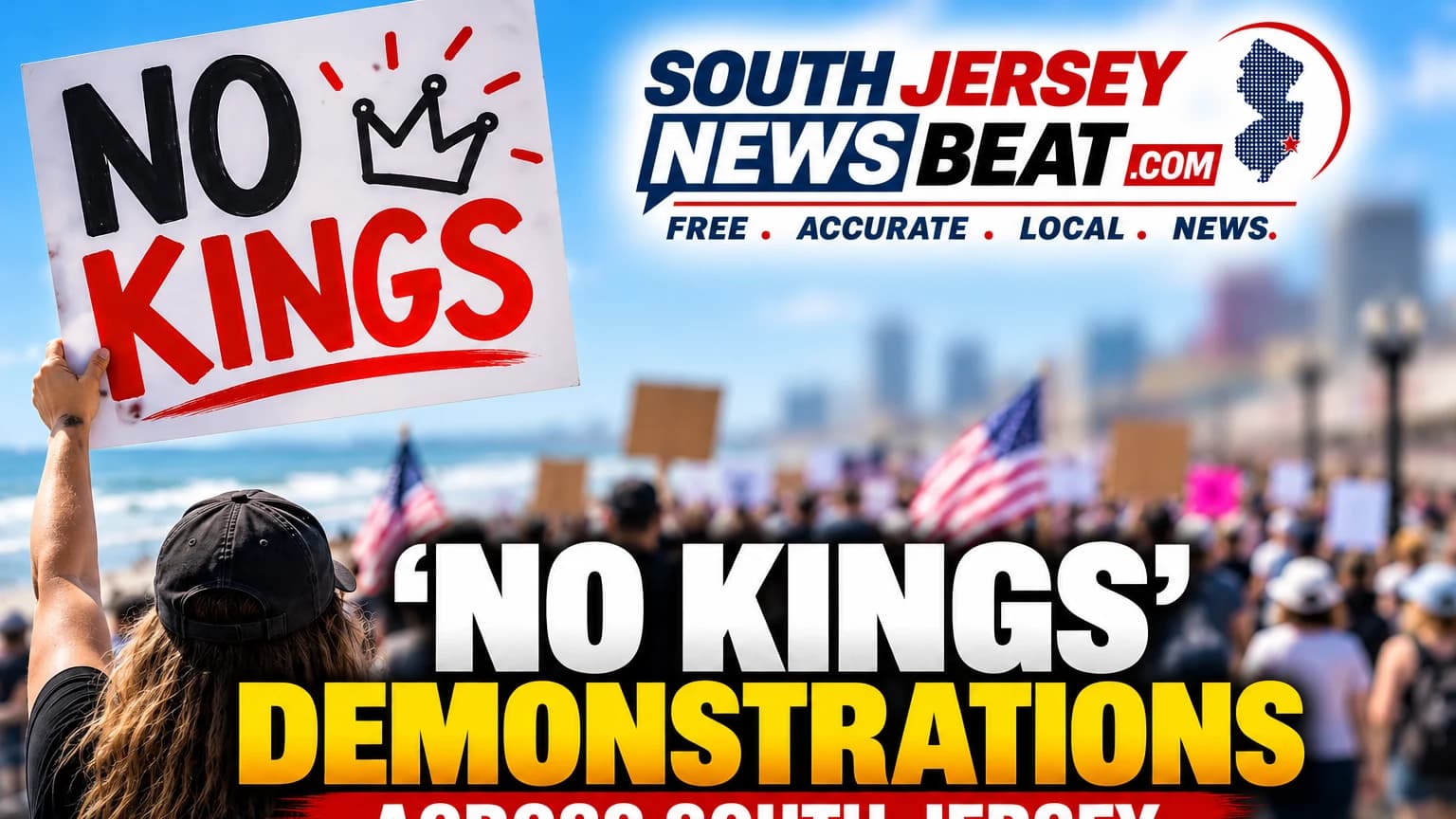 South Jersey 'No Kings' Events Put Early Voting in Spotlight Ahead of November Election