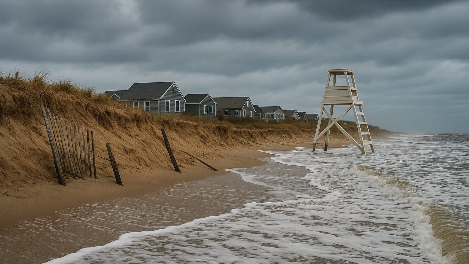 Nor'easter Skirts Coast, Flooding and Erosion Threaten NJ