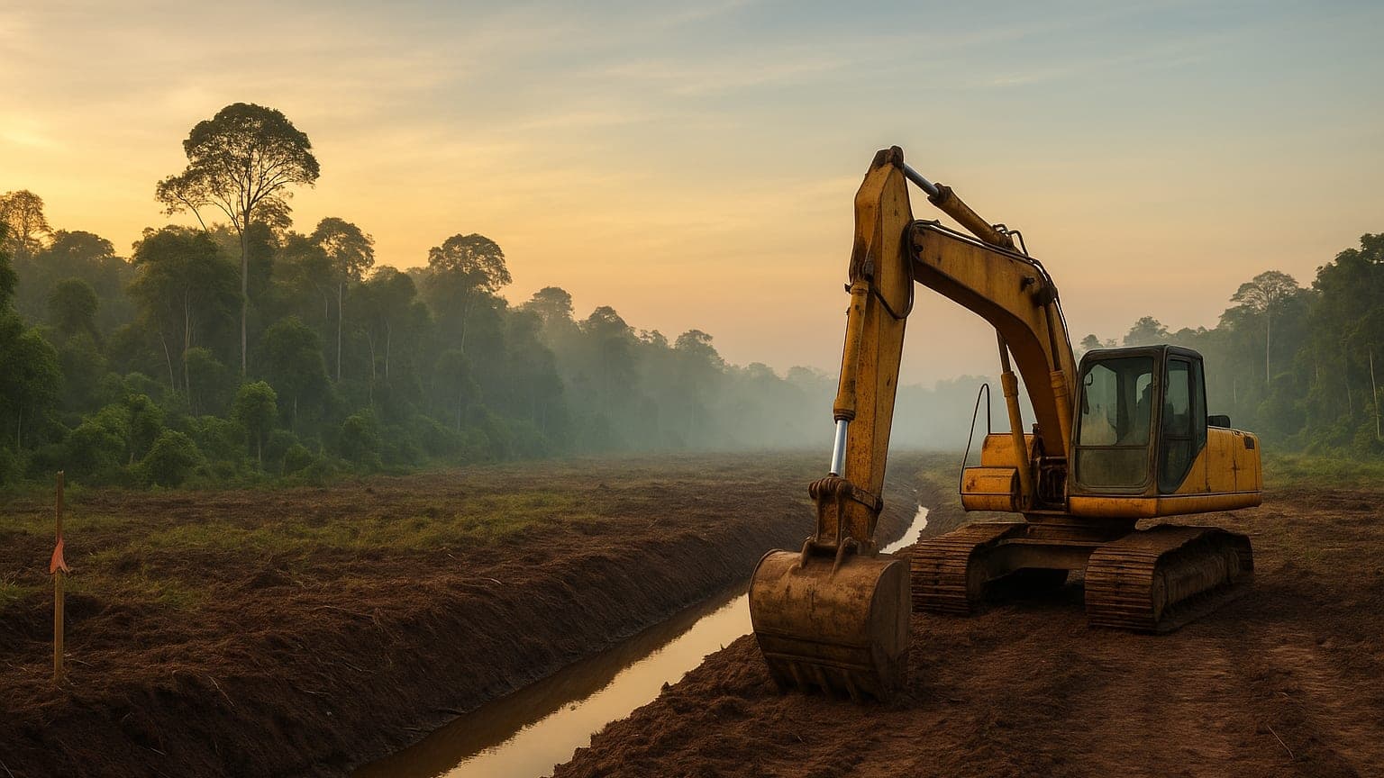 Indonesia Halts Massive Deforestation Project Early