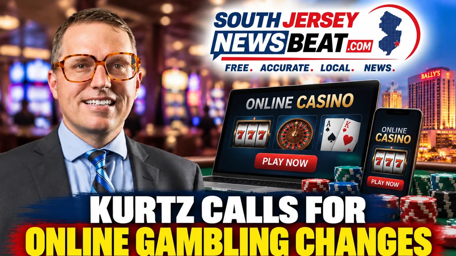 Atlantic City Councilman Calls for Online Gambling Changes to Bring Casino Players Back to Town