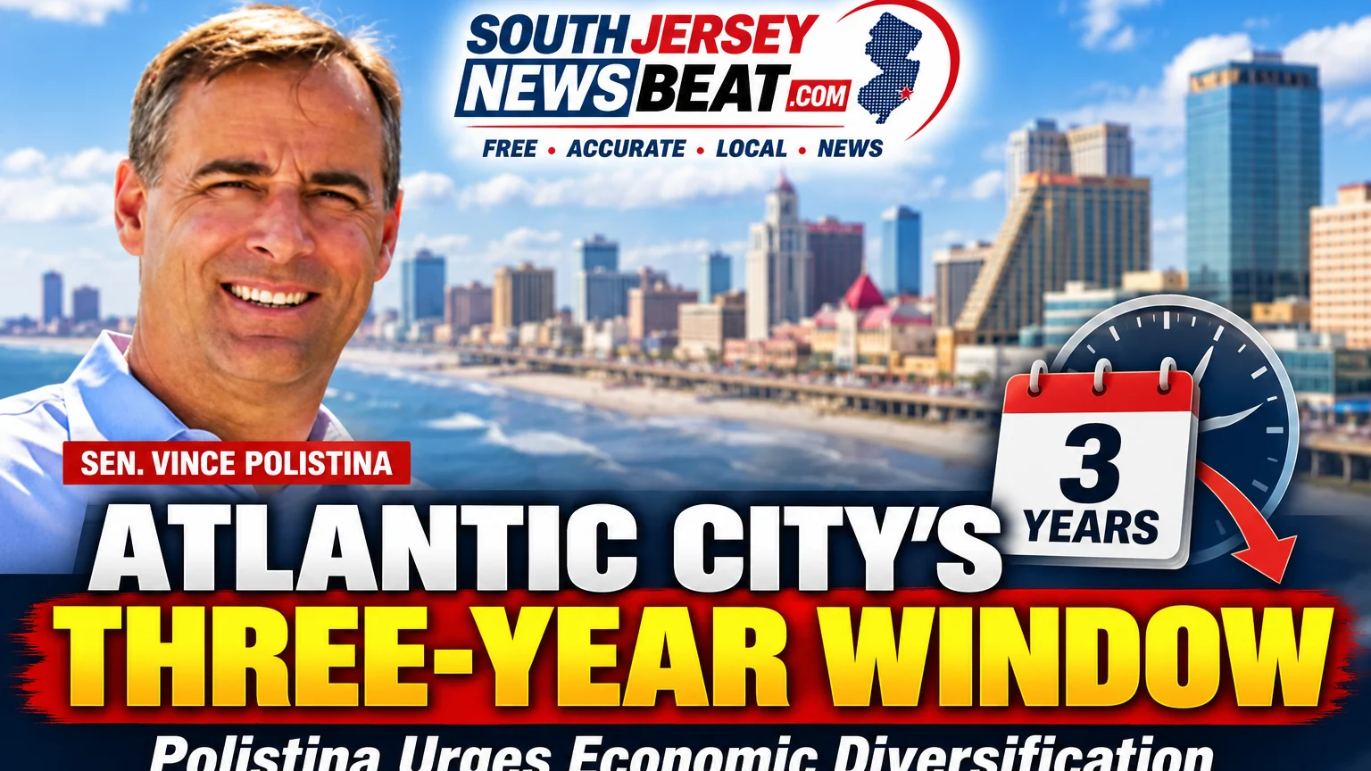 Polistina Warns Atlantic City Has Three-Year Window to Diversify Before New York Casino Competition Intensifies