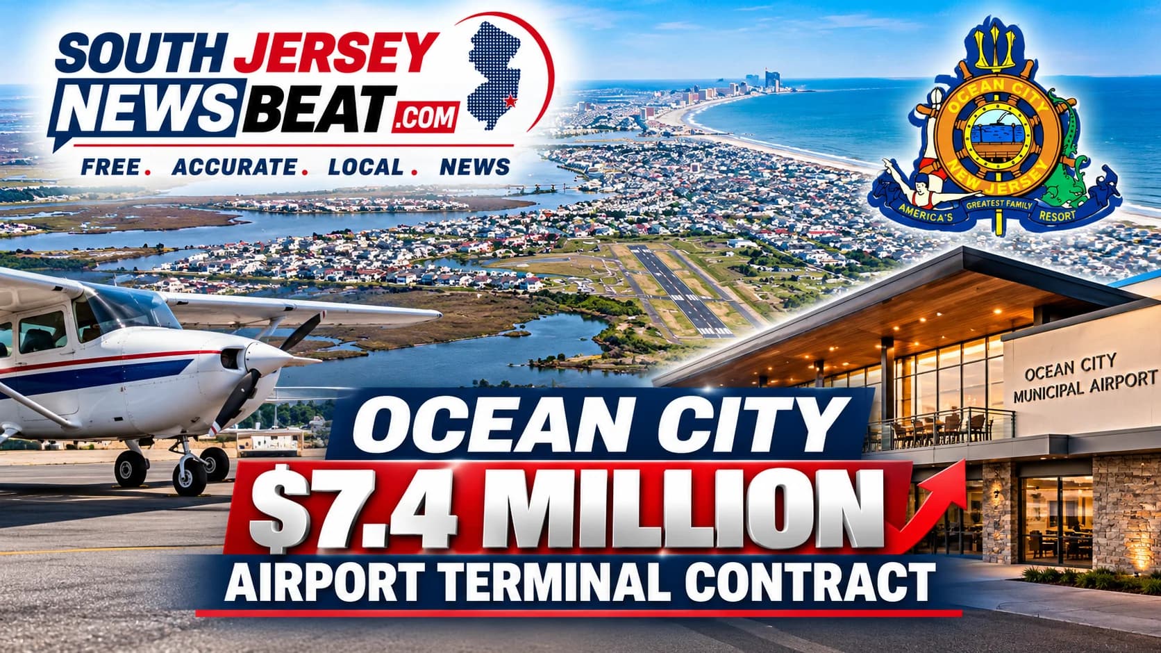 Ocean City Approves $7.4 Million Airport Terminal Contract, Exceeding Earlier $6 Million Cost Target