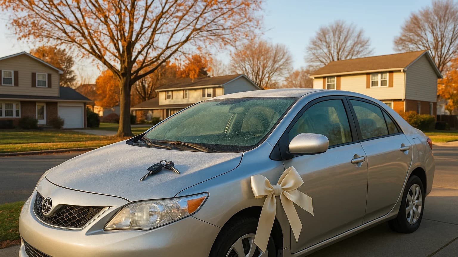 Minnesota Students Gift Refurbished Car to Navy Veteran