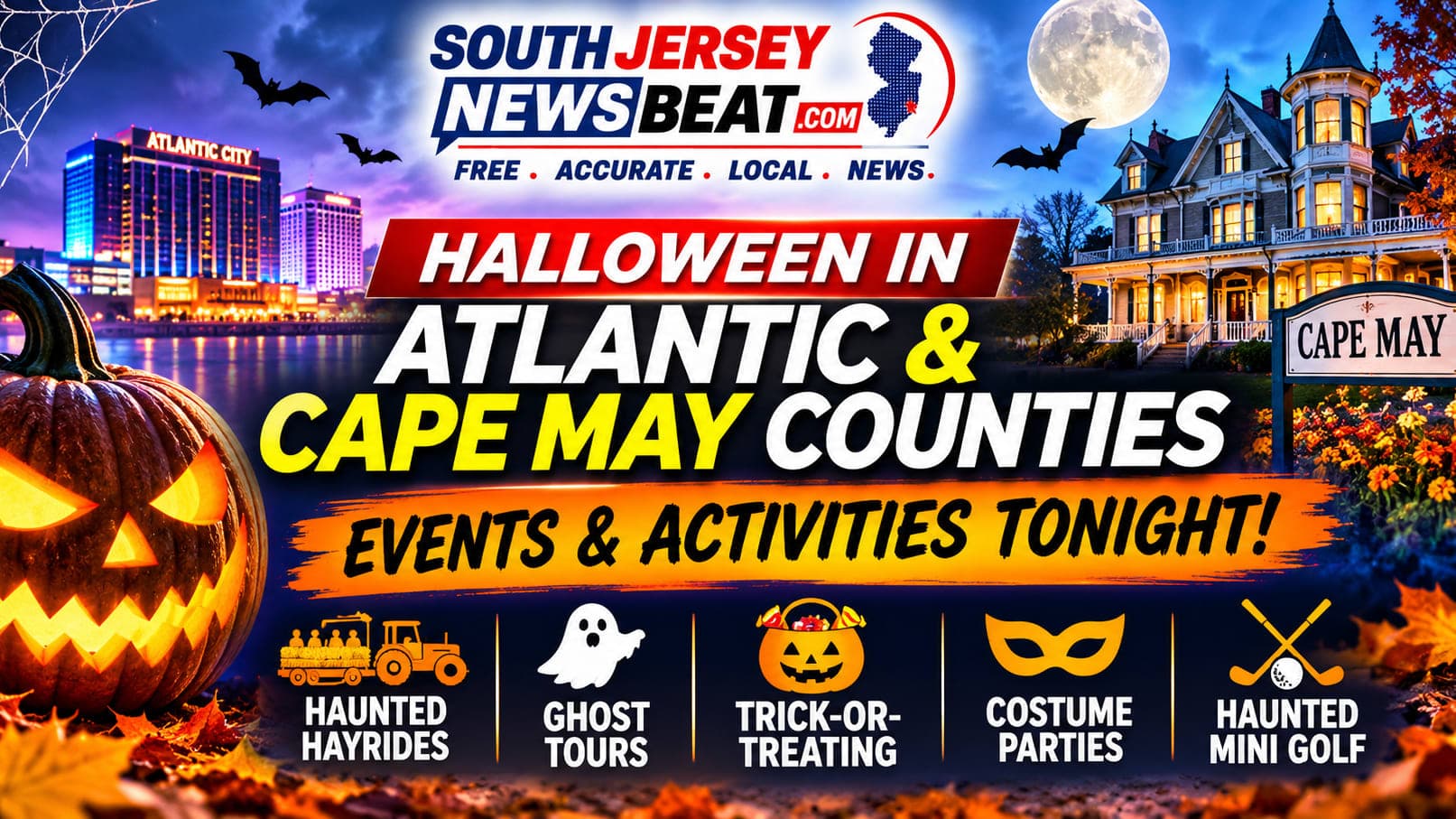 Still Looking for Halloween Fun? Here's What's Happening Tonight in Atlantic and Cape May Counties