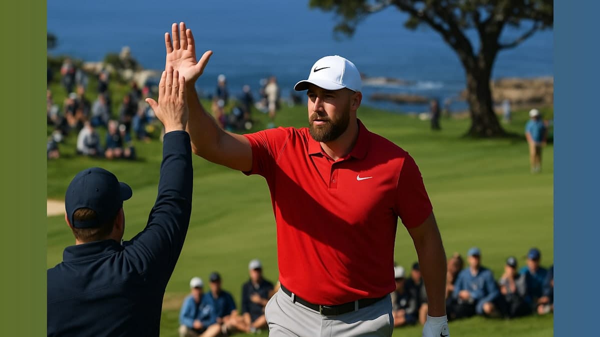 Travis Kelce's Golf Game Claims Another Victim at Pebble Beach Pro-Am