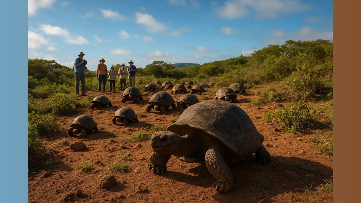 Historic Conservation Milestone: Giant Tortoises Return to Galápagos Island After 180-Year Absence