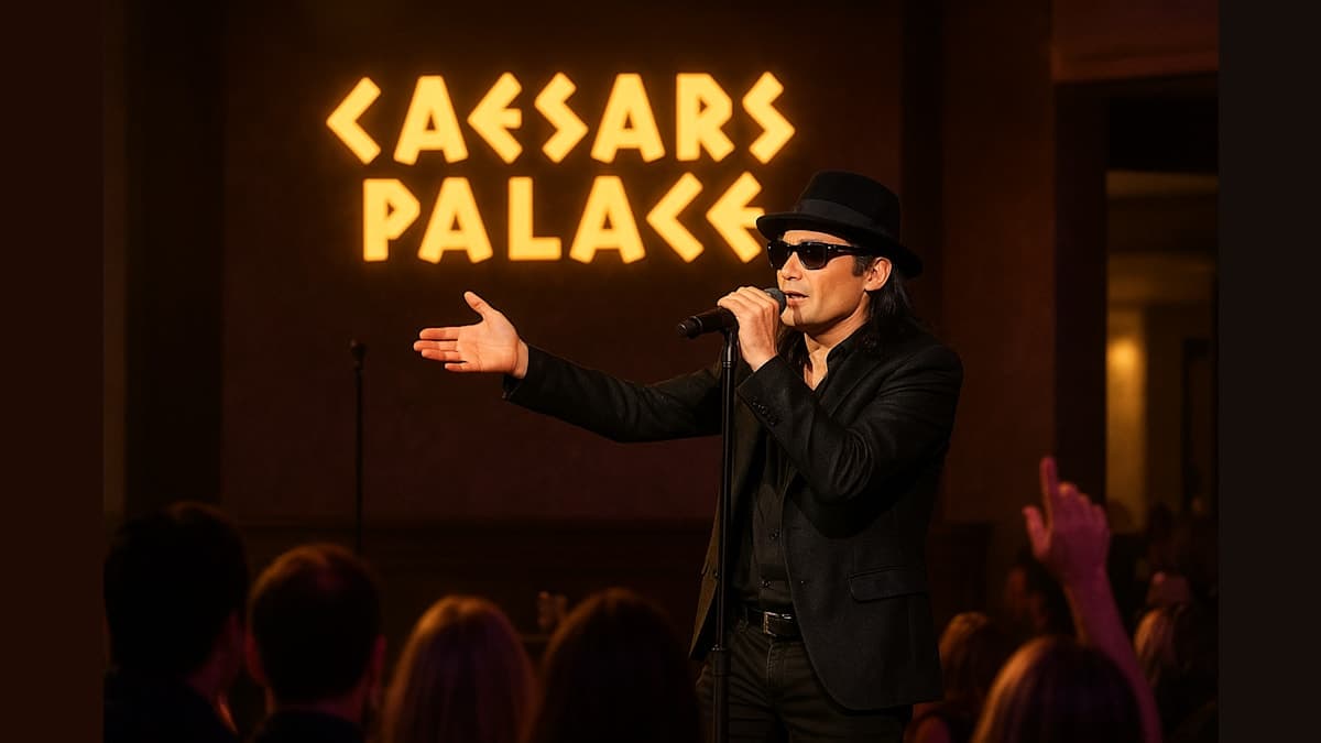Corey Feldman Delivers Surprise Performance at Caesars Palace Venue