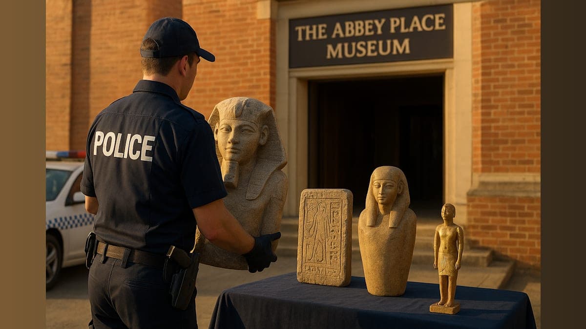 Swift Police Action Recovers Priceless Ancient Egyptian Artifacts Within 24 Hours of Australian Museum Theft