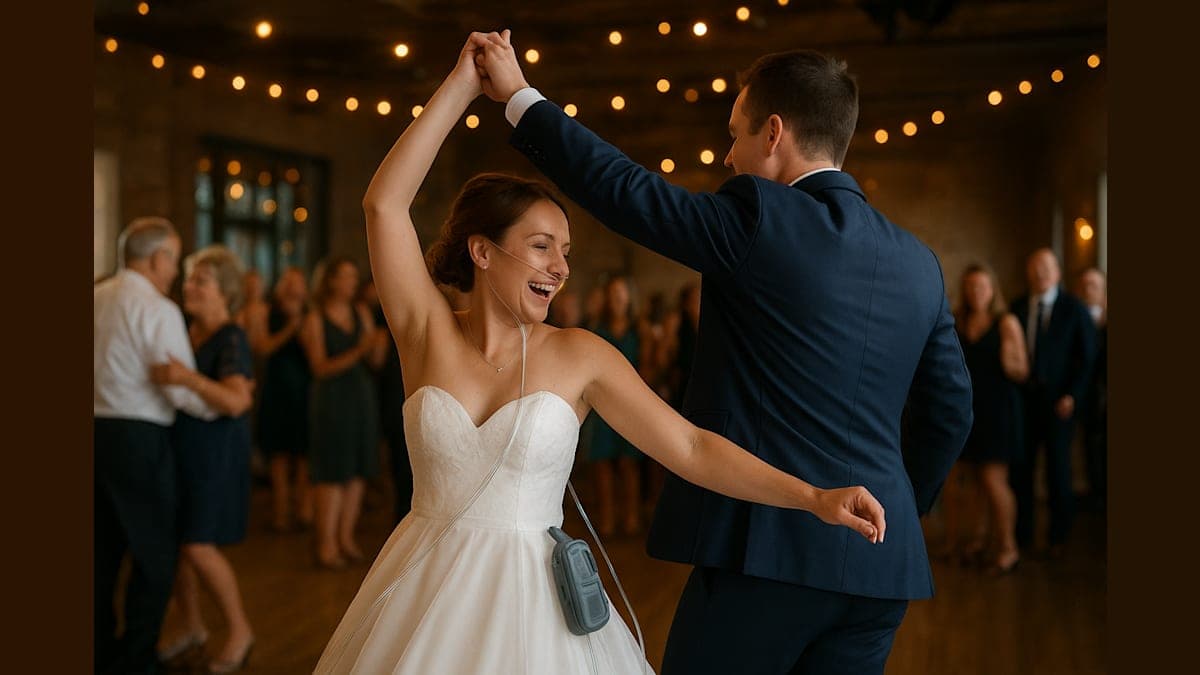 South Dakota Bride's Viral Wedding Dance Inspires Thousands While Managing Cystic Fibrosis