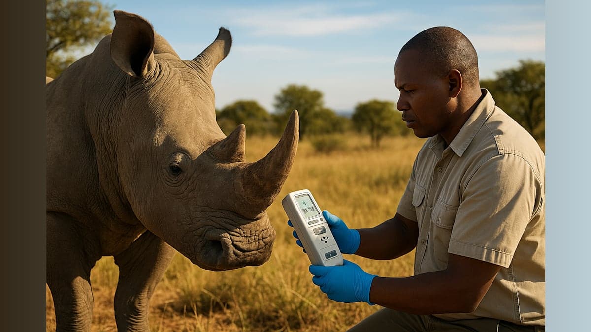Revolutionary Nuclear Technology Offers New Hope in Battle Against Rhino Poaching