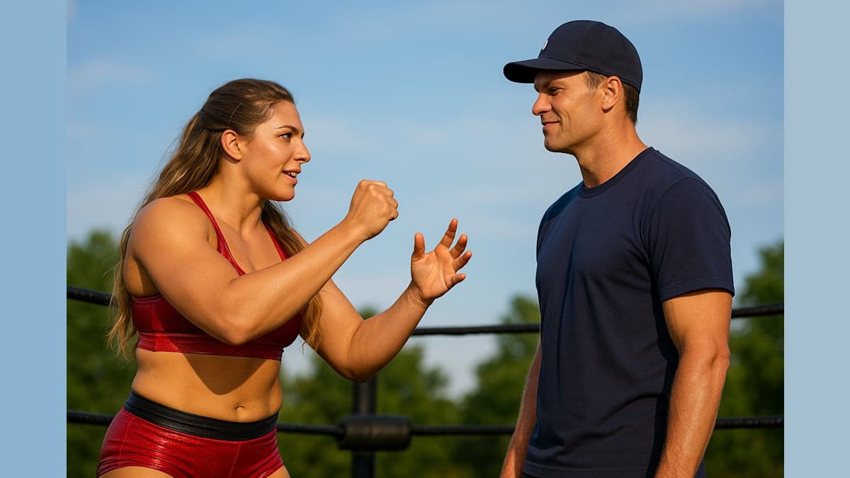 WWE Star Kiana James Challenges Tom Brady to Step Into the Ring After 'Very Cute' Wrestling Comment