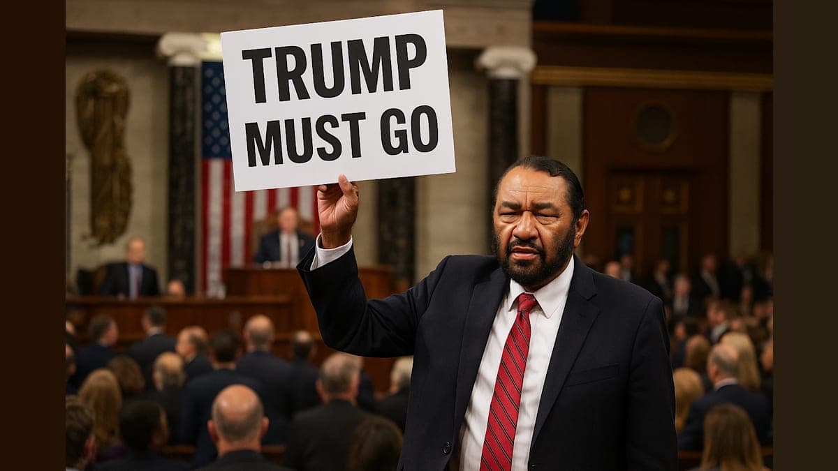 Texas Congressman Al Green Defends State of the Union Protest Against President Trump