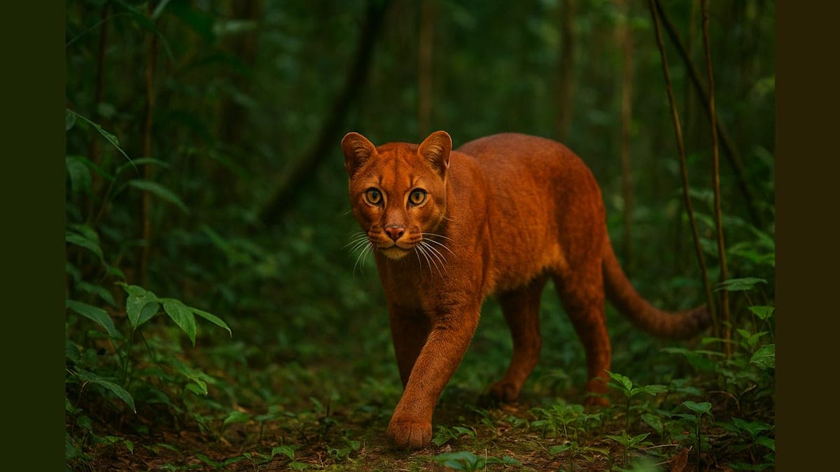 Elusive 'Fire Tiger' Captured on Camera in Thailand: A Rare Glimpse of One of the World's Most Mysterious Wildcats