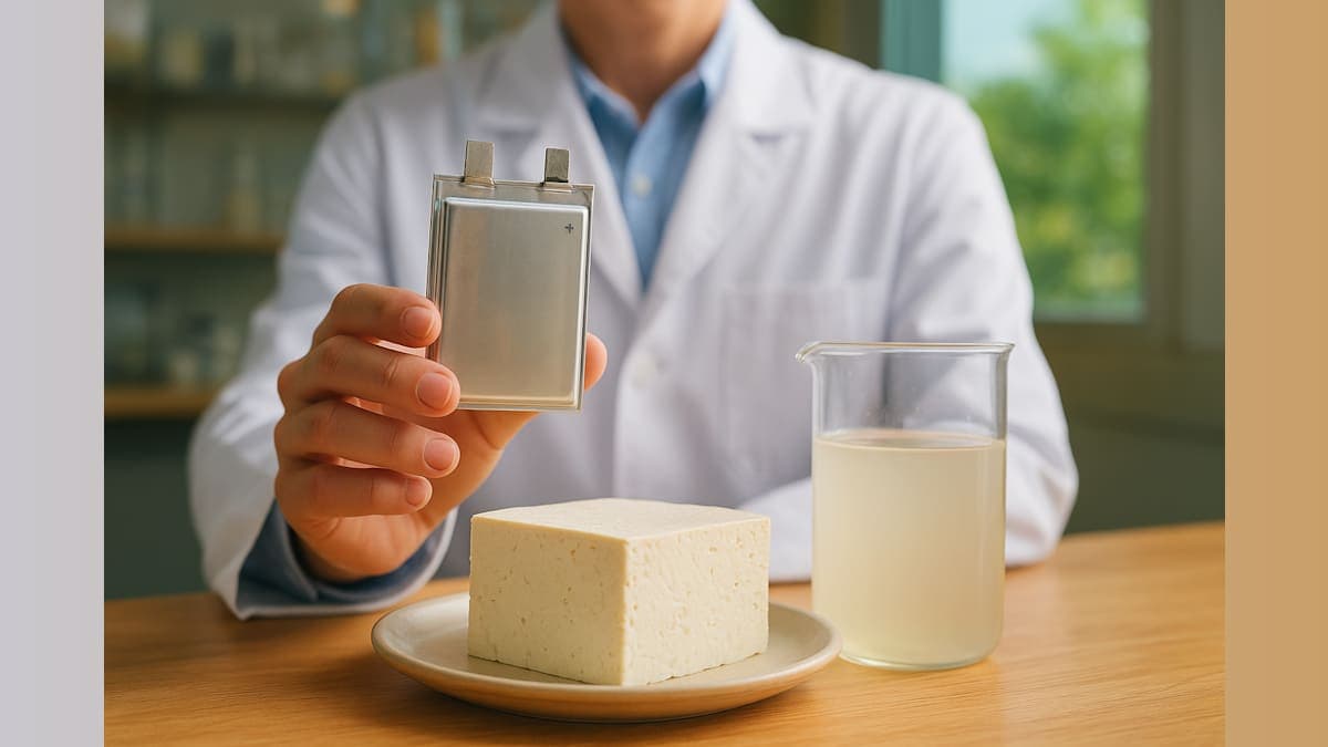 Revolutionary Battery Technology Emerges from Unexpected Source: Tofu Brine