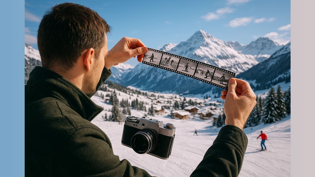 Mystery of the Frozen Moment: Decades-Old Film Reveals Lost Memories of Swiss Ski Holiday